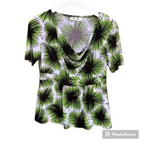 Cato babydoll Top Shirt Cowl Neck Sz. Small